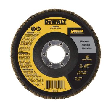 Imagem de Disco de aba dewalt DW8308AL Alumínio 11,4 cm x 2,2 cm 60 grit
