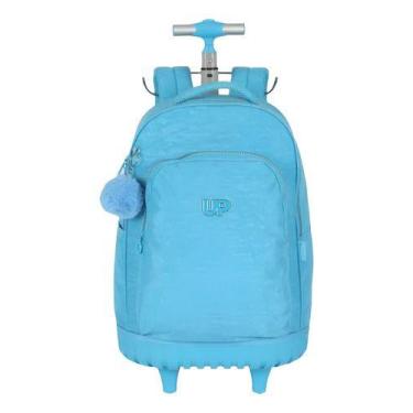 Imagem de Mochila De Rodinhas E Alça Nas Costas Escolar Juvenil Up4you, Azul