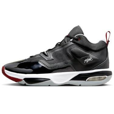 Imagem de Tênis masculino Jordan Stay Loyal 3 (FB1396-006, preto/branco/cinza lobo/vermelho), Preto/branco/cinza lobo/vermelho universitário, 10