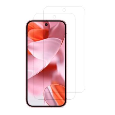 Imagem de UPONEW (Pacote com 2 protetores de tela de vidro temperado transparente HD sem bolhas para Google Pixel 9 2024