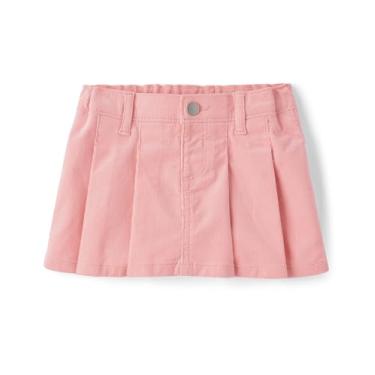 Imagem de The Children's Place, Saia plissada para bebês meninas e crianças pequenas, Rosa felpudo, 3 Anos