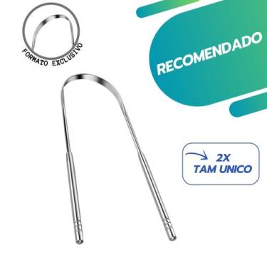 Imagem de Raspador AÇO INOX Limpador Lingua  - YASHOP