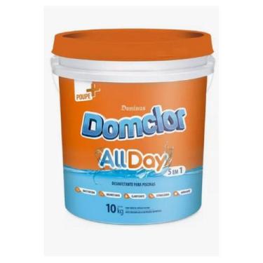 Imagem de Cloro allday 5 em 1 10kg multifunção domclor para piscina