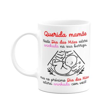 Imagem de Caneca Dia das mães - Querida futura mamãe de menina!