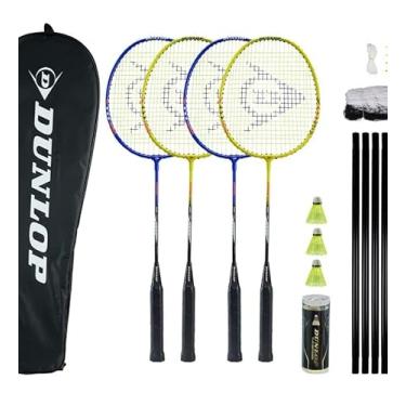 Imagem de Dunlop Sports Conjunto de Badminton Nitro-Star SSX 1.0-4 jogadores com rede