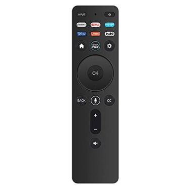Imagem de Allimity Controle remoto de voz XRT260 substituído para Smart TV Vizio V-Series e M-Series 4K HDR Smart TV com chaves Pavão Netflix PrimeVideo Disney+ Crackle TUBI Watchfree