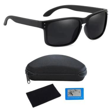 Imagem de Óculos De Sol Esportivo Masculino Feminino Polarizado UV400 Quadrado P