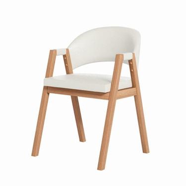 Imagem de Cadeira De Jantar Antonella Corino Estilo Poltrona - 7 Decor Branco