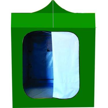 Imagem de Tenda Sanfonada Camping 3x3 PVC Vinílica - Goiania Tendas, Verde folha