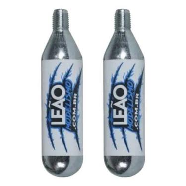Imagem de Kit 2 Cilindros Co2 16g Bike Ciclismo Bomba Ar Speed Mtb - Leão
