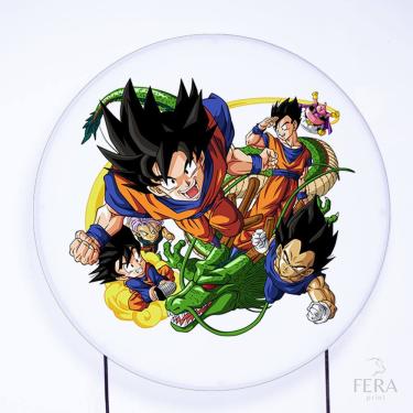 Imagem de Painel Decorativo para Festa 1,80x1,80 metros Vesti Fácil com Elástico Dragon Ball - Fera Print