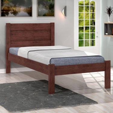 Imagem de Cama Solteiro Prisma Cappuccino - J&a Móveis