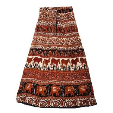 Imagem de Saia Indiana Longa Todos Os Tamanhos Varias Cores Confira - Neha, Pret