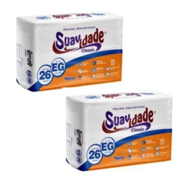 Imagem de KIT 2 Pct Fralda Geriatrica Descartavel Suavidade Classic - Todos Os T