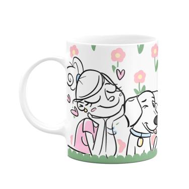 Imagem de Caneca Mães - Mãe de cachorro - 325ml - Branca
