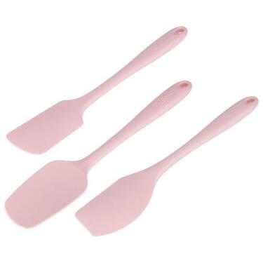 Imagem de Kit de Espatulas de Silicone Rosa Weck