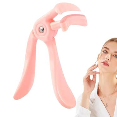 Imagem de Curvador de Cílios para Mulheres, Curveador Manual Pequeno, Ferramenta de Curvatura de Cílios com Ângulo Amplo, Produto Manual Portátil para Estilo de Cílios em Casa com Design Ergonômico