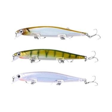 Imagem de Isca Artificial Laser Hard Minnow 13g 11cm Com Olhos 3D, Ação Lenta E 