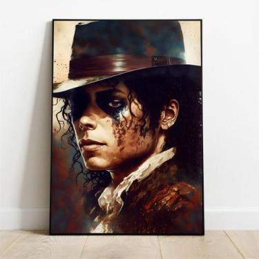 Imagem de Placa/Quadro Decorativo Michael Jackson 40X60Cm Ps 2Mm - 3M