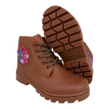 Imagem de Galocha Bota Infantil Menina Lilo Stich Coracao Vermelho - delite, Mar