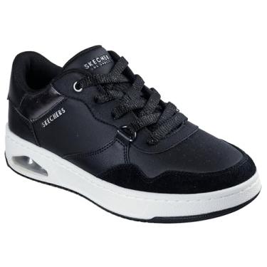 Imagem de Skechers Tênis feminino Uno Ctl-Subtle Shimmer, Preto verdadeiro, 41