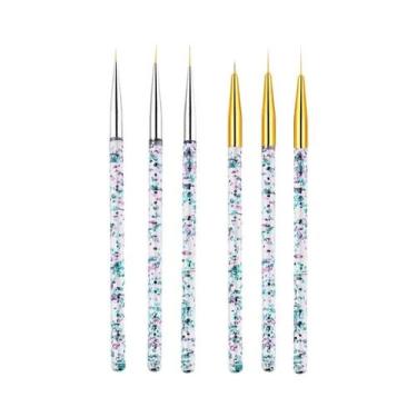 Imagem de Conjunto De Pincéis Para Arte Em Unhas, 5/20 Peças, Caneta Pontilhador