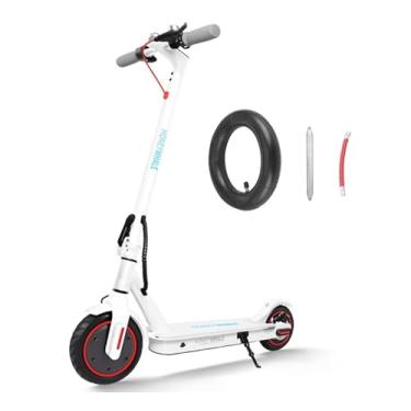 Imagem de HONEYWHALE S2 Patinete Elétrico Dobrável para Adultos, 500W Scooter Eletrica, Velocidade Máxima de 30KM/H, Autonomia de 20KM, Bateria (36V, 6.6AH), Pedais Iluminados em 7 Cores (Branco)