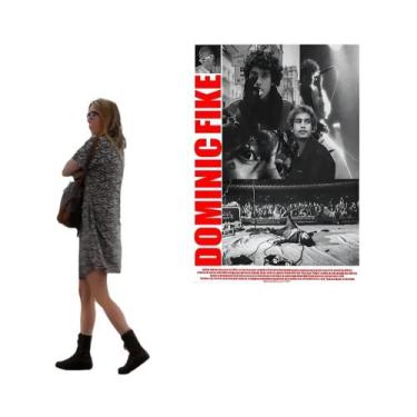 Imagem de Dominic Fike Pop Singer Adesivo De Parede Vintage Para Sala De Estar, 