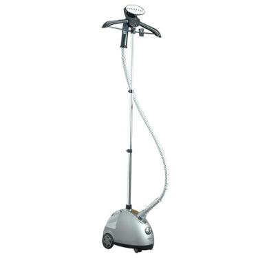 Imagem de Vaporizador de Roupas Vertical, 1200W, Tanque 1,5L, Base com Rodas, 45s Aquecimento, Haste Retrátil (110V)