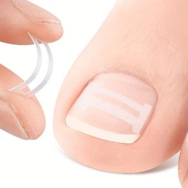 Imagem de 10 Pçs de Adesivos Heteromórficos para Retificação e Remoçãp de Unhas Encravadas, Pedicure, Podologia