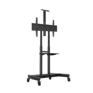 Imagem de Suporte Pedestal com Regulagem de Altura, Rodizios e Bandejas de Apoio