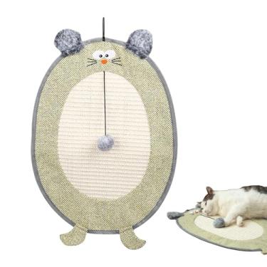Imagem de Tapete para Arranhar para Gatos - Arranhadores De Parede Tapete Para Arranhar,Brinquedo Pendurado Interativo Com Proteção Anti-arranhões Para Casa E Sofá