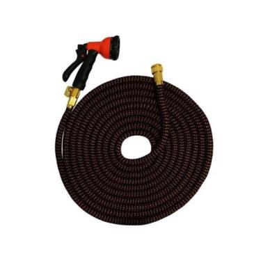 Imagem de Mangueira Poliéster 15 Metros KM315CLP Preta/Laranja Kepper