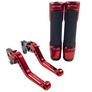 Imagem de Kit Manete Manopla Luva Moto Xt660r Xt 225 Dt 200 Tdm 225 - Stark Race