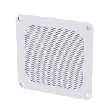 Imagem de Yosoo 4PCs Magnic Frame PC Mesh de Poeira do Ventilador, Rede de Fãs de Pvc Evite o Superaquecimento de Poeira Grades de Filtro Ventilado 3,66x3.66in Com Instalação de Parafuso (WHITE)