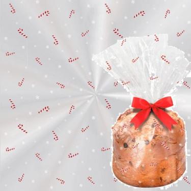 Imagem de Saco Para Panetone 500g + Laço + Fecho 20 Und - cromus, Bengalinha