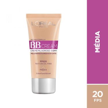 Imagem de BB Cream L'oréal FPS 20 30ml Cor Média LORÉAL