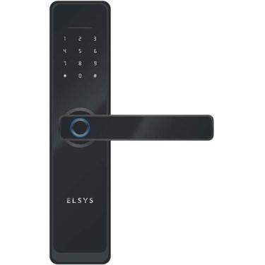 Imagem de Fechadura Digital de Embutir Wi-Fi com Biometria ESF-DE4000B Elsys, Pr