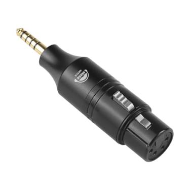 Imagem de okcsc Conector de conversão macho de 4,4 mm para XLR fêmea de 4 pinos, conversão macho balanceado de 5 polos de 4,4 mm, fêmea equilibrada, XLR de 4 pinos, sem perdas, transmissão de qualidade de som