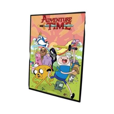 Imagem de Pôster De Anime Adventure Time, Adesivo De Papel Autoadesivo À Prova D