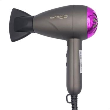 Imagem de Secador De Cabelo Inteligente Bivolt Controle De Temperatura (Cinza)