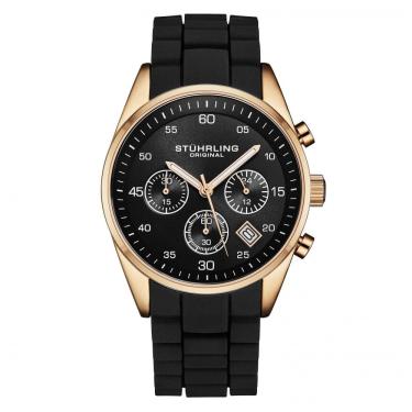 Imagem de Relógio Stuhrling D57A Quartz 42mm: Resistente à água 30 metros, Cristal mineral
