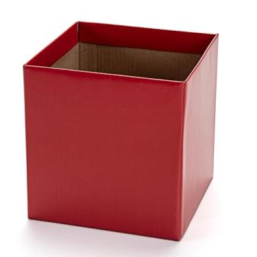 Imagem de CACHEPOT DE PAPELÃO QUADRADO PARA FLORES E PRESENTES POTE 15