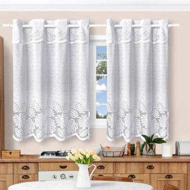 Imagem de Cortina Costela de Adão Rendada 2,0x1,25m + 0,25cm - Beija Flor - Beij