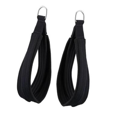 Imagem de oshhni 2x Alças de anel D de alça dupla acolchoadas para Pilates, iniciantes, mulheres, homens, ioga, ginástica, tornozelos, equipamentos de ginástica,