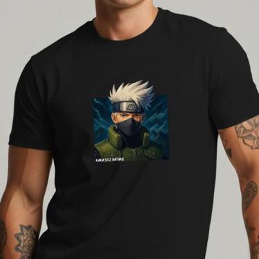 Imagem de Camisa Masculina Kakashi Sensei Naruto Casual 100% Algodão - Yazzo, Pr