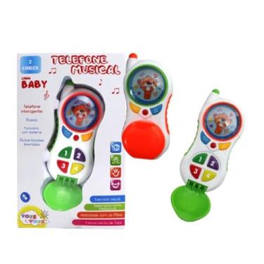 Imagem de Brinq Telefone Musical Infantil Baby Euroquadros Co0650112