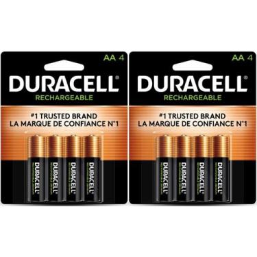 Imagem de Bateria recarregável Duracell AA pré-carregada (pacote com 2)