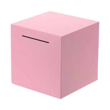 Imagem de PATIKIL Cofrinho para adultos, cofrinho inquebrável de metal rosa deve quebrar para abrir caixa de dinheiro para ajudar a economizar dinheiro dinheiro caixa de dinheiro para cheques de moedas de