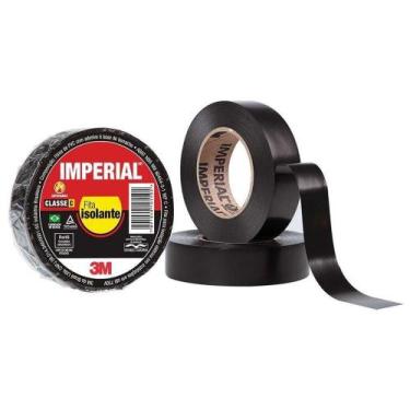 Imagem de Fita Isolante Imperial 3m - 18mm X 20m - Preto